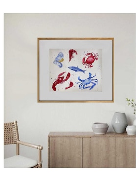 Pintura Frutas del mar técnica acrílico Lune Art Gallery