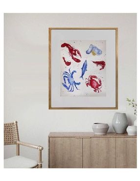 Pintura Frutas del mar técnica acrílico Lune Art Gallery