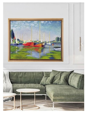 Pintura Pescadores técnica acrílico Lune Art Gallery Pesca