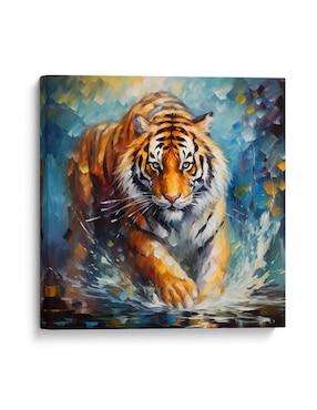 Cuadro decorativo Canvas Lab Tigre II