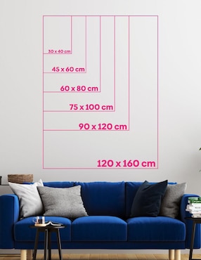 Cuadro decorativo Canvas Lab Buda