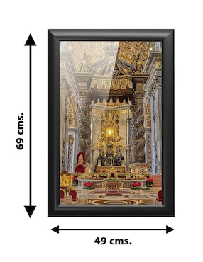 Cuadro decorativo Pixelarte Religión