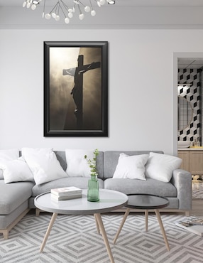 Cuadro decorativo Pixelarte Religión