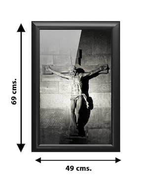 Cuadro decorativo Pixelarte Religión