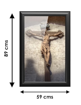 Cuadro decorativo Pixelarte Religión