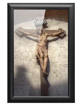 Cuadro decorativo Pixelarte Religión