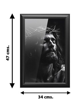 Cuadro decorativo Pixelarte Religión