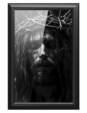Cuadro decorativo Pixelarte Religión