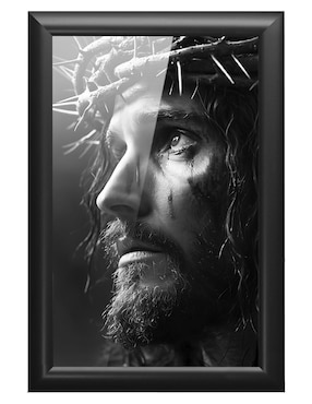 Cuadro decorativo Pixelarte Religión