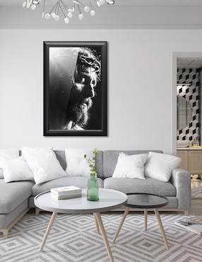 Cuadro decorativo Pixelarte Religión