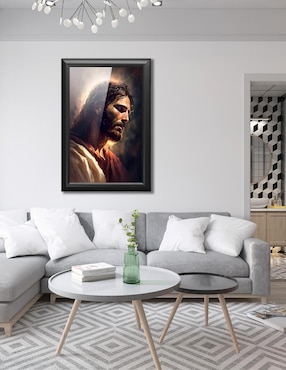 Cuadro decorativo Pixelarte Religión