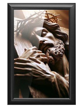Cuadro decorativo Pixelarte Religión