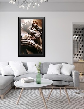 Cuadro decorativo Pixelarte Religión
