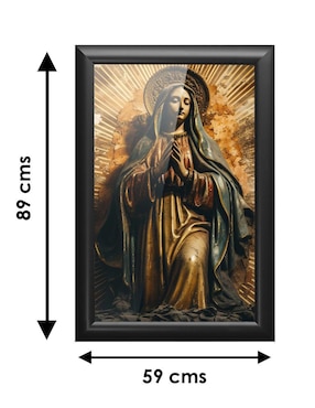 Cuadro decorativo Pixelarte Religión