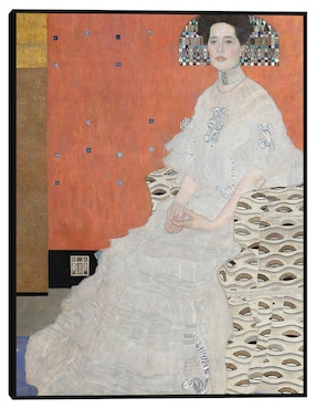Cuadro decorativo Fritza Riedler (1906) técnica mixta Cuadros Jr Retratos