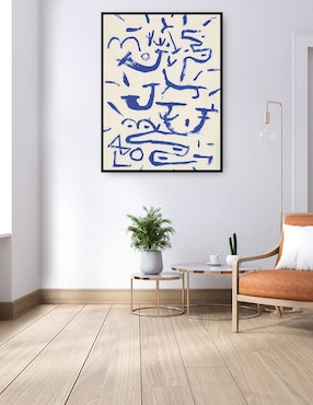Cuadro decorativo Arrastrándose y acabando con los árboles (1937) técnica mixta Cuadros Jr Colores