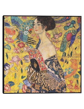 Cuadro decorativo Mujer con abanico (1917-1918) técnica mixta Cuadros Jr Colores