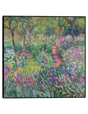 Cuadro decorativo El jardín del artista en Giverny (1900) técnica mixta Cuadros Jr Primavera