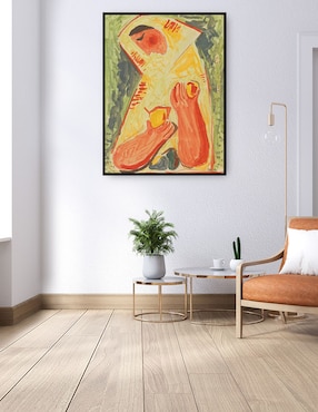 Cuadro decorativo Mujer con frutas (1937-1938) técnica mixta Cuadros Jr Formas