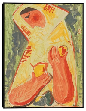 Cuadro decorativo Mujer con frutas (1937-1938) técnica mixta Cuadros Jr Formas