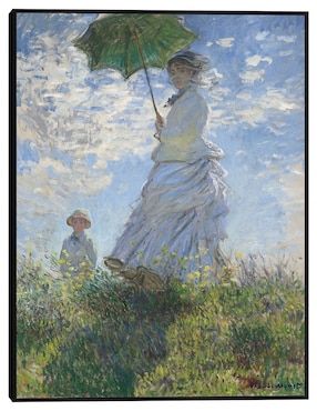 Cuadro decorativo Mujer con sombrilla – Madame Monet y su hijo (1875) técnica mixta Cuadros Jr Retratos