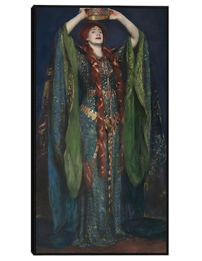 Cuadro decorativo Ellen Terry como Lady Macbeth (1889) técnica mixta Cuadros Jr Colores