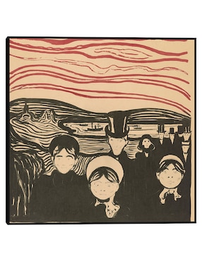 Cuadro decorativo Angustia (1896) técnica mixta Cuadros Jr Gente
