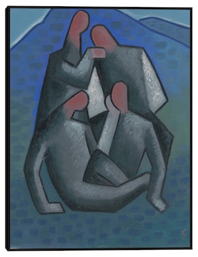 Cuadro decorativo Ladrones (1932-1933) técnica mixta Cuadros Jr Gente