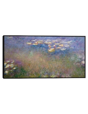 Cuadro decorativo Lirios de agua (c.1915-26) técnica mixta Cuadros Jr Lagos