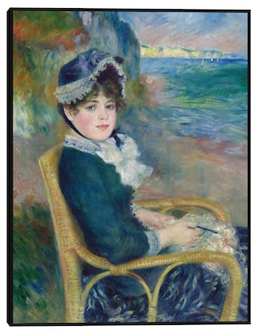 Cuadro decorativo A la orilla del mar (1883) técnica mixta Cuadros Jr Retratos