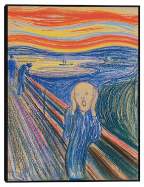 Cuadro decorativo El grito (1895) técnica mixta Cuadros Jr Formas