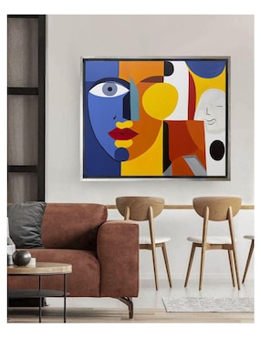 Pintura Caras vemos técnica acrílico Lune Art Gallery Faces