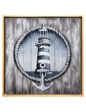 Pintura Faro técnica acrílico Lune Art Gallery
