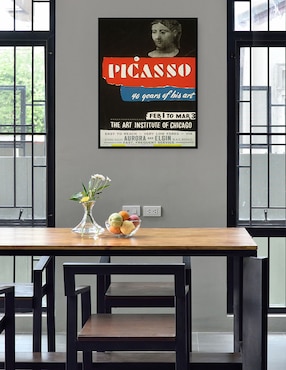 Cuadro decorativo Picasso–40 años de su arte (1936) técnica mixta Cuadros Jr Publicidad