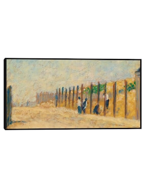 Cuadro decorativo Trabajadores hincando pilotes (hacia 1882) técnica mixta Cuadros Jr Caminos