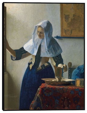 Cuadro decorativo Mujer joven con una jarra de agua (ca. 1662) técnica mixta Cuadros Jr Gente