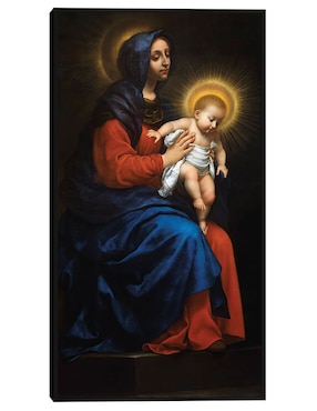 Cuadro decorativo Virgen con el Niño (1570-1575) técnica mixta Cuadros Jr Vírgenes