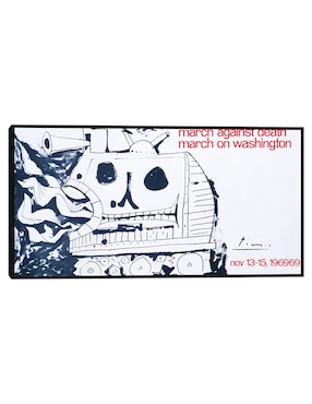 Cuadro decorativo Marcha contra la muerte, marcha sobre Washington, 13-15 de noviembre de 1969 (1969) técnica mixta Cuadros Jr Publicidad