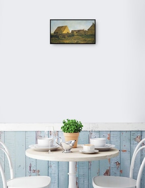 Cuadro decorativo La Granja 1855 técnica mixta Cuadros Jr Campos