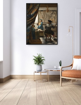 Cuadro decorativo El arte de pintar técnica mixta Cuadros Jr Gente