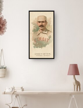 Cuadro decorativo técnica mixta Cuadros Jr Base Ball