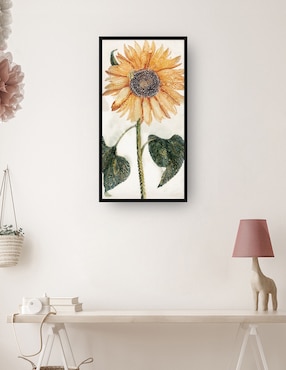 Cuadro decorativo Girasol (1688-1698) técnica mixta Cuadros Jr Girasoles