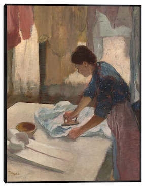 Cuadro decorativo Mujer planchando (nga.gov) técnica mixta Cuadros Jr Gente