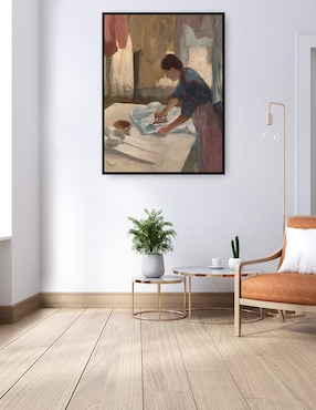 Cuadro decorativo Mujer planchando (nga.gov) técnica mixta Cuadros Jr Gente