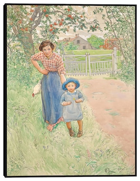 Cuadro decorativo ¡Saluda al caballero! (1917) técnica mixta Cuadros Jr Gente