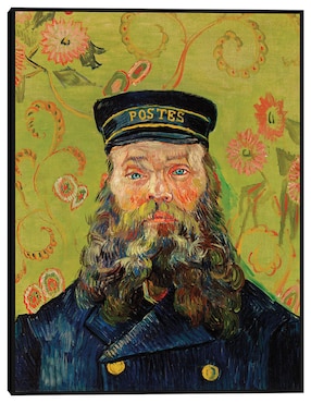 Cuadro decorativo El cartero (Joseph Roulin) (1888) técnica mixta Cuadros Jr Gente