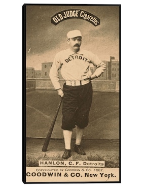 Cuadro decorativo técnica mixta Cuadros Jr Base Ball
