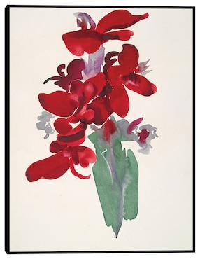 Cuadro decorativo Canna roja (1915) técnica mixta Cuadros Jr Floreros