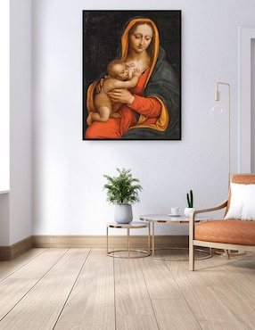 Cuadro decorativo Virgen y el Niño (siglo XVI) técnica mixta Cuadros Jr Vírgenes