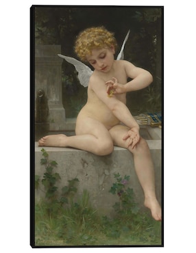 Cuadro decorativo Amor a la mariposa (1888) técnica mixta Cuadros Jr Ángeles
